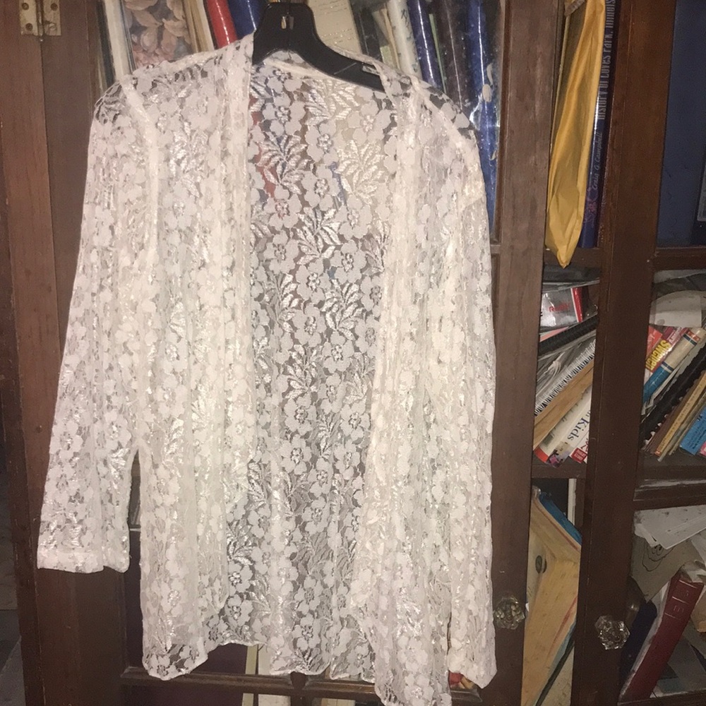 White lace jacket